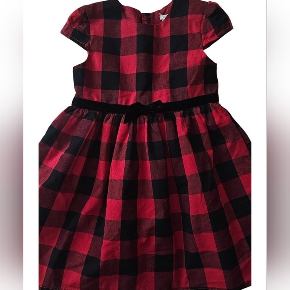 Forever Me 4T Buffalo Plaid Toddler Girls Dress - Picture 1 of 1
